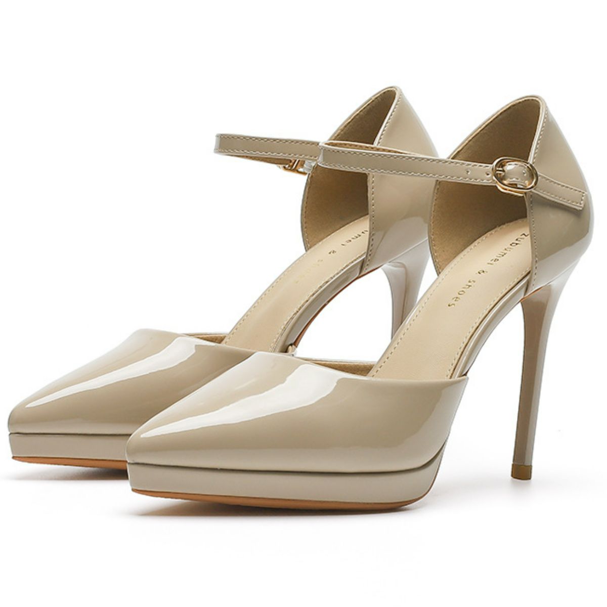 Point Toe Stiletto Pumps Dust Storm