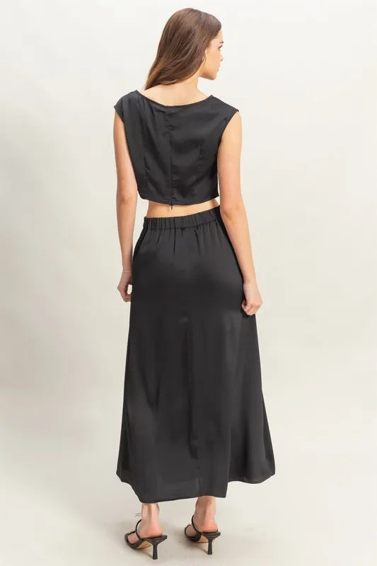 HYFVE Sleeveless Top and Maxi Skirt Set