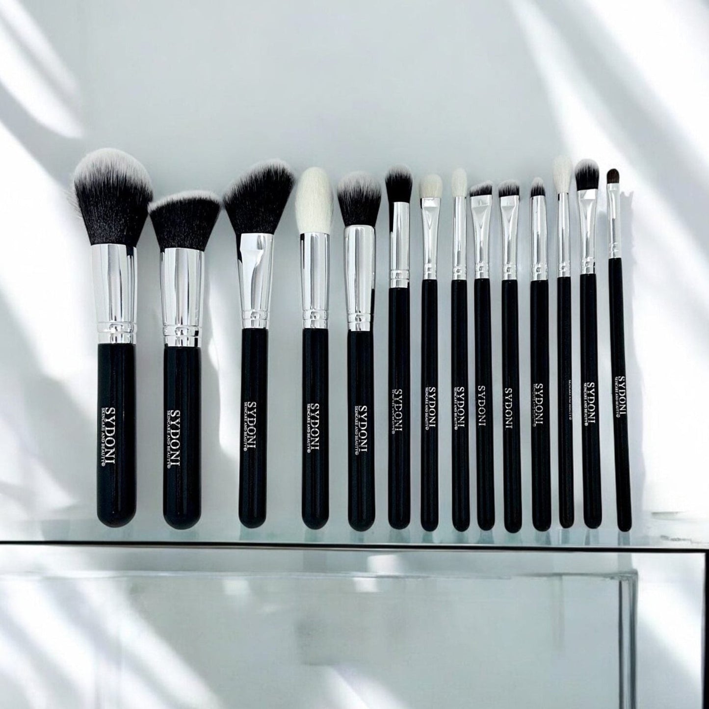 MOST LOVED! 14 PIECE PROFESSIONAL MAKEUP BRUSH SET with TRAVEL BRUSH HOLDER