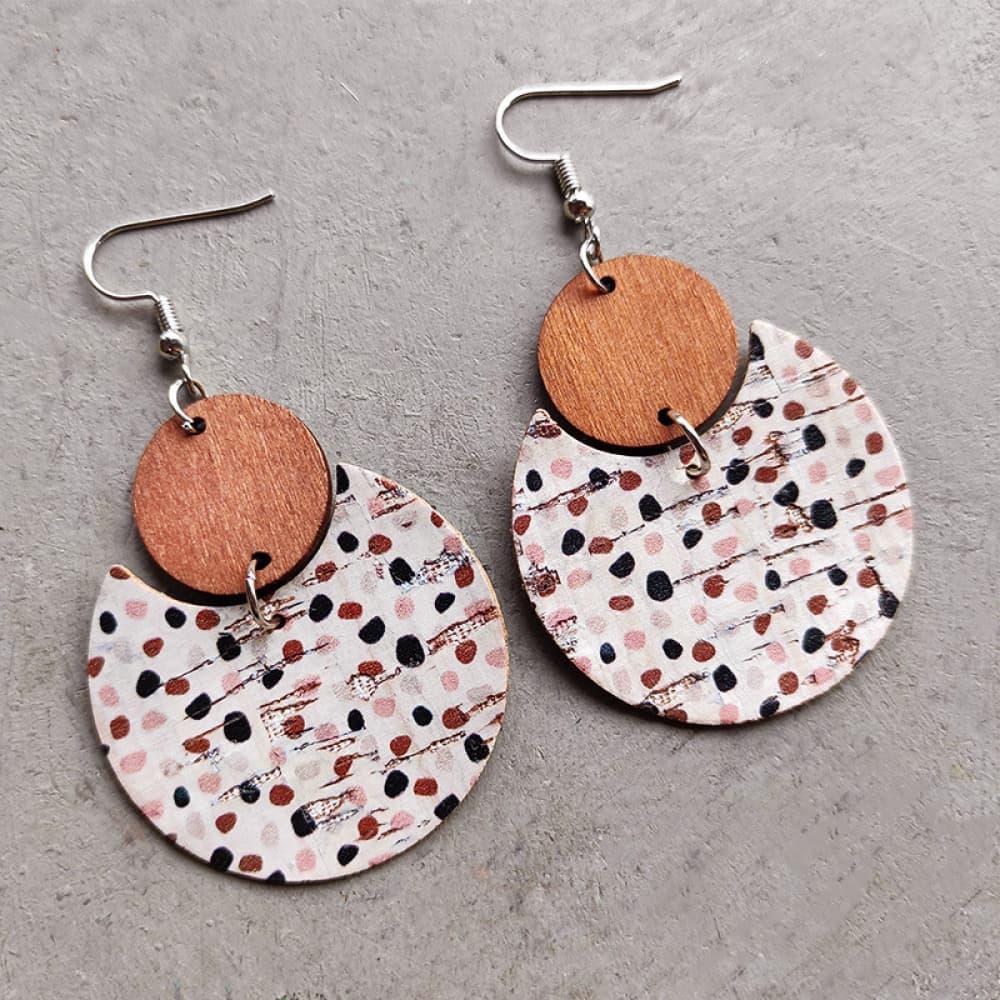 Ms.Pac-Man Shape Dangle Earrings Style A One Size