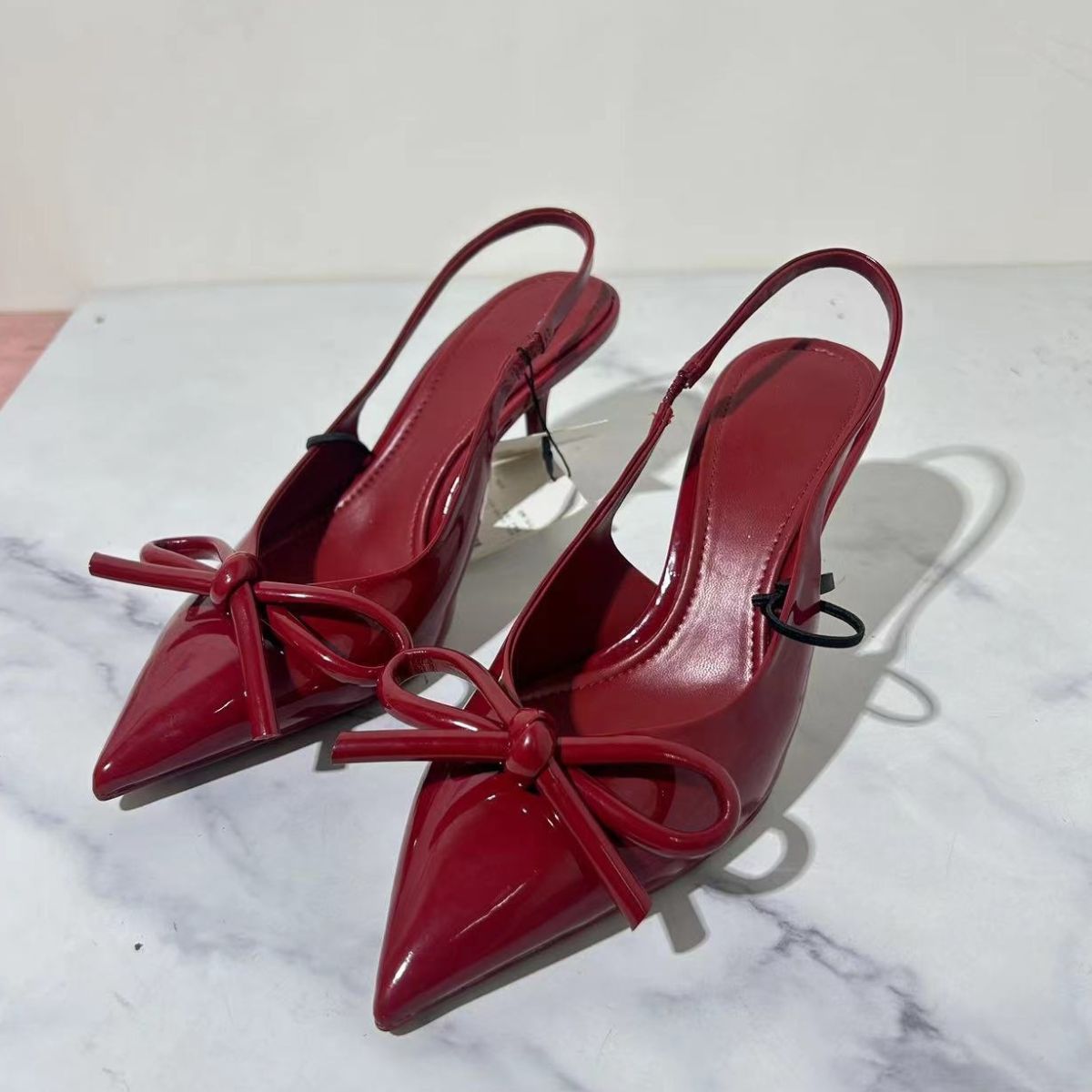 Point Toe Slingback Pumps