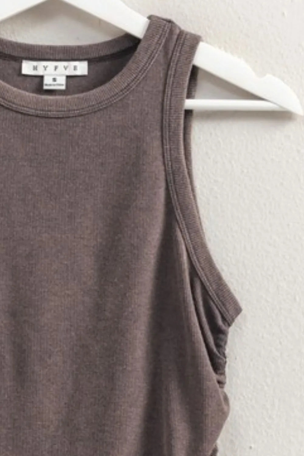 HYFVE Mineral Wash Rib Knit Tank