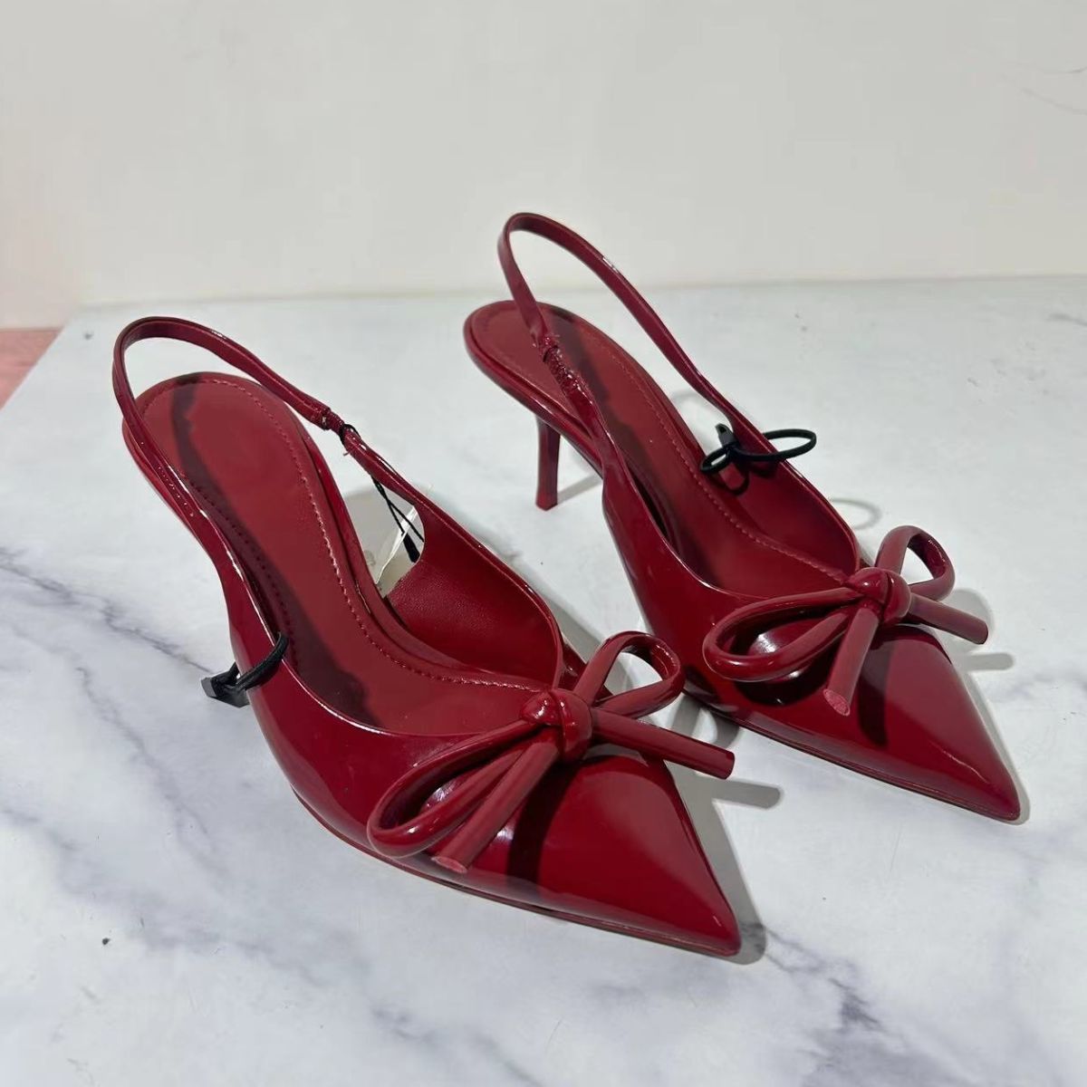 Point Toe Slingback Pumps