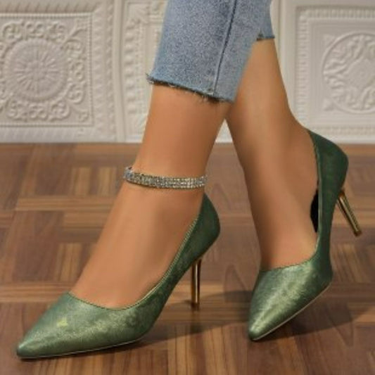 Point Toe Stiletto Pumps