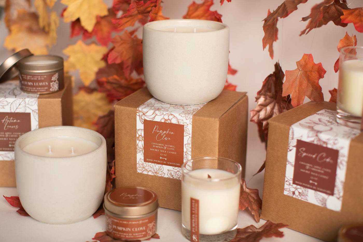 Pumpkin Clove 7.5 oz Wooden Wick Candle