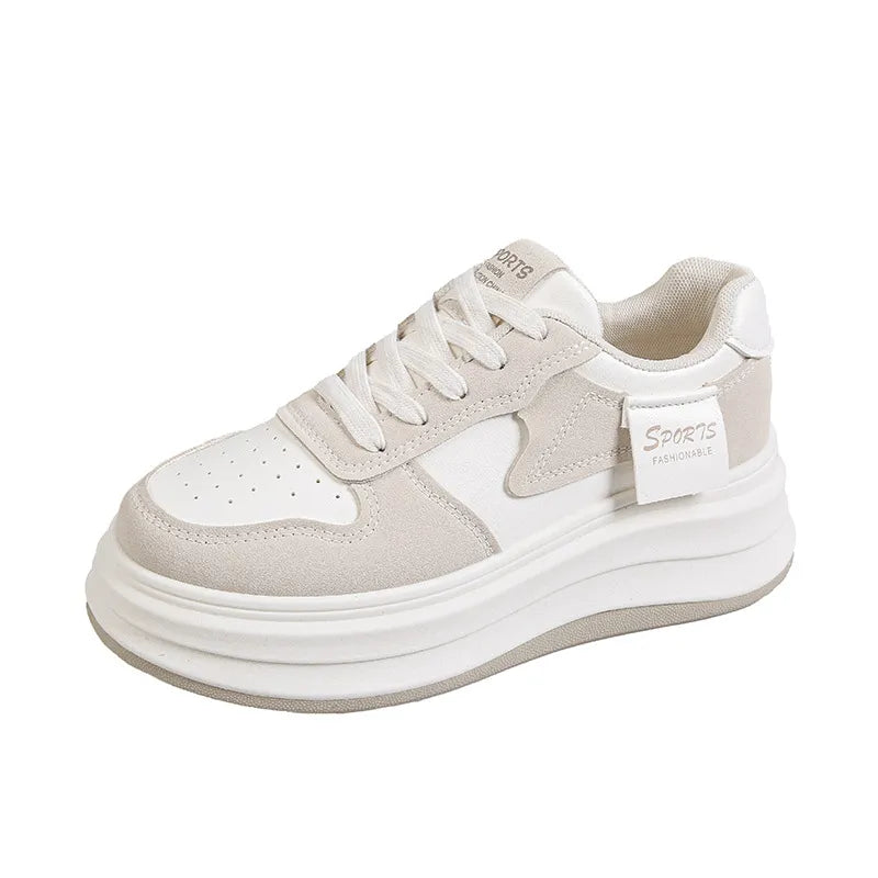 Contrast Platform Sneakers