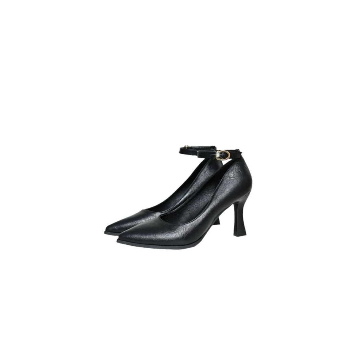 Point Toe Stiletto Pumps Black
