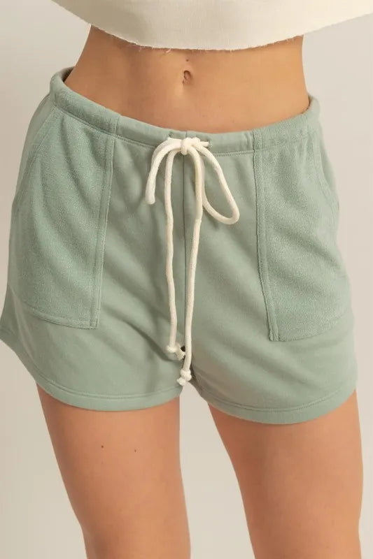 HYFVE Drawstring Mid Waist Shorts