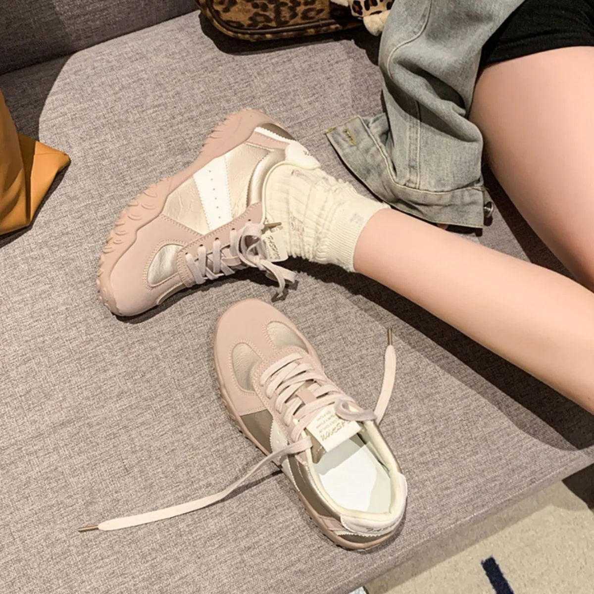 Round Toe Flats Athletic