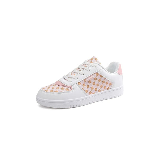 Round Toe Flats Sneakers Pink