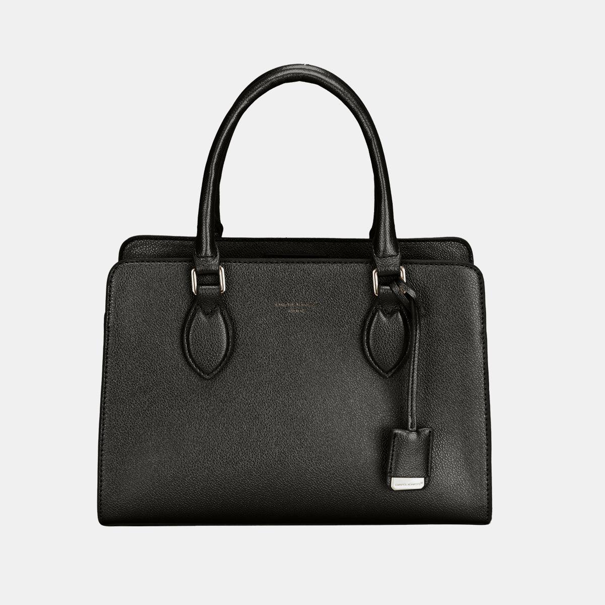 David Jones PU Leather Handbag Black One Size
