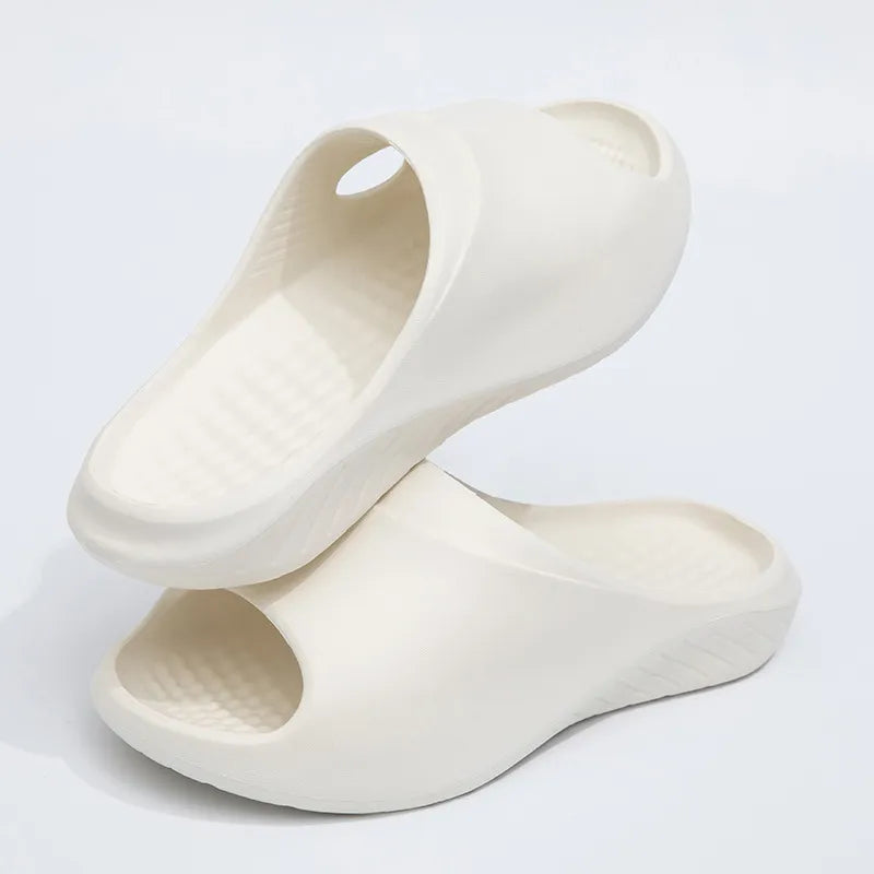Open Toe Platform Slippers