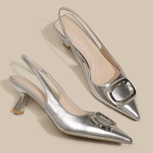 Slingback Pointed Toe Pumps