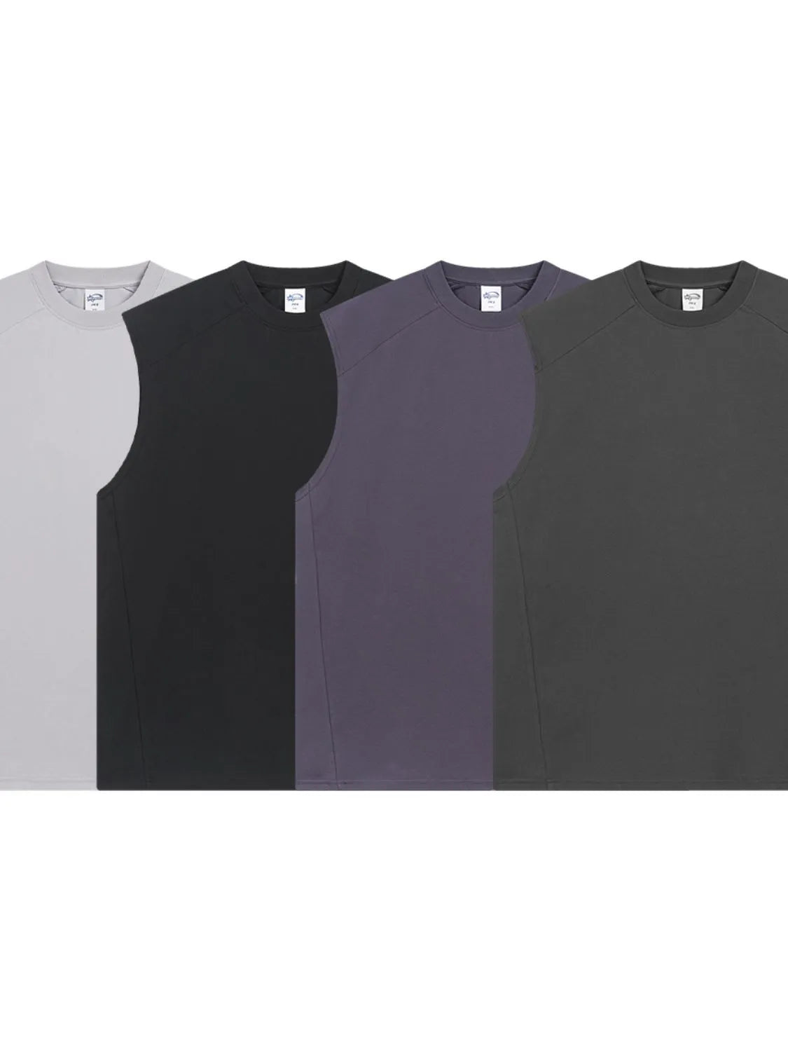 Men's Solid Color Round Neck Tank