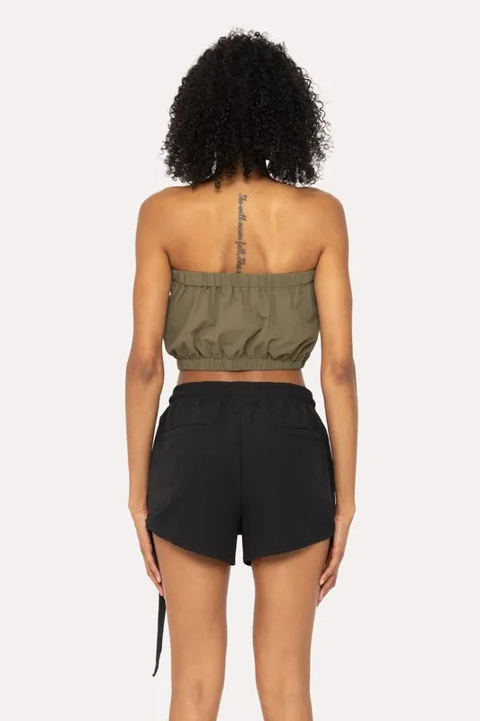 MONO B Cargochic Ribstop Tube Top