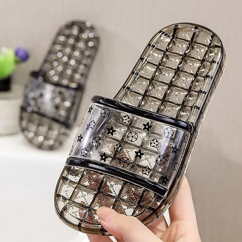 Open Toe Flats Slippers