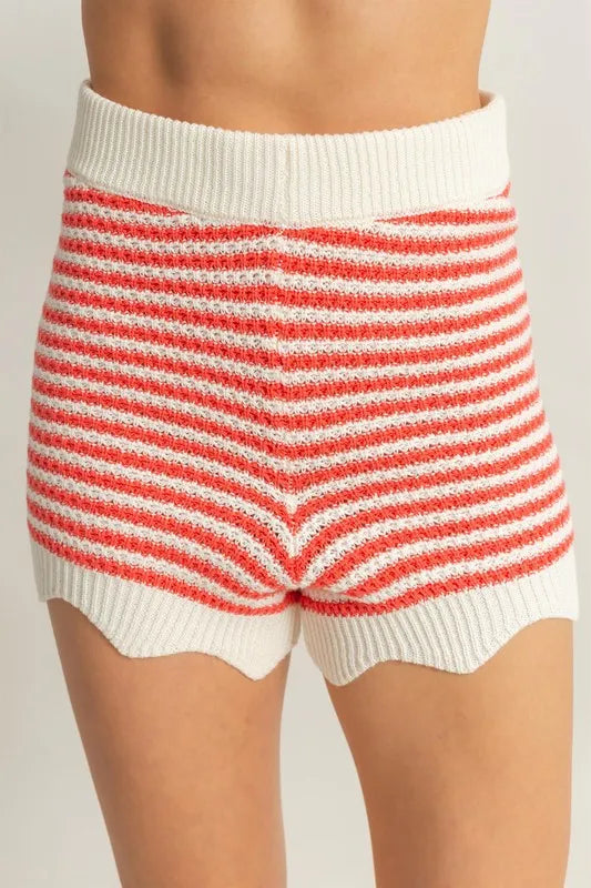 HYFVE Striped Cropped Tank and Shorts Set