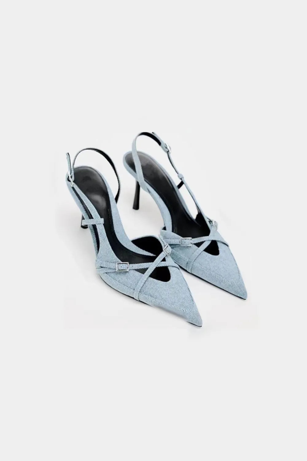 Slingback Pointed Toe Pumps Light