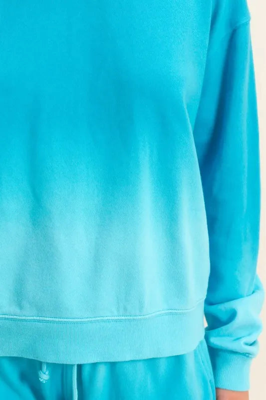 HYFVE Dip Dye Long Sleeve Sweatshirt