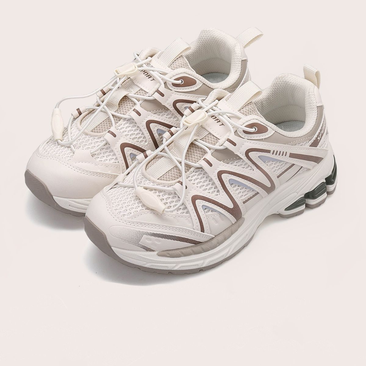Elastic Lock Laces Mesh Breathable Athletic