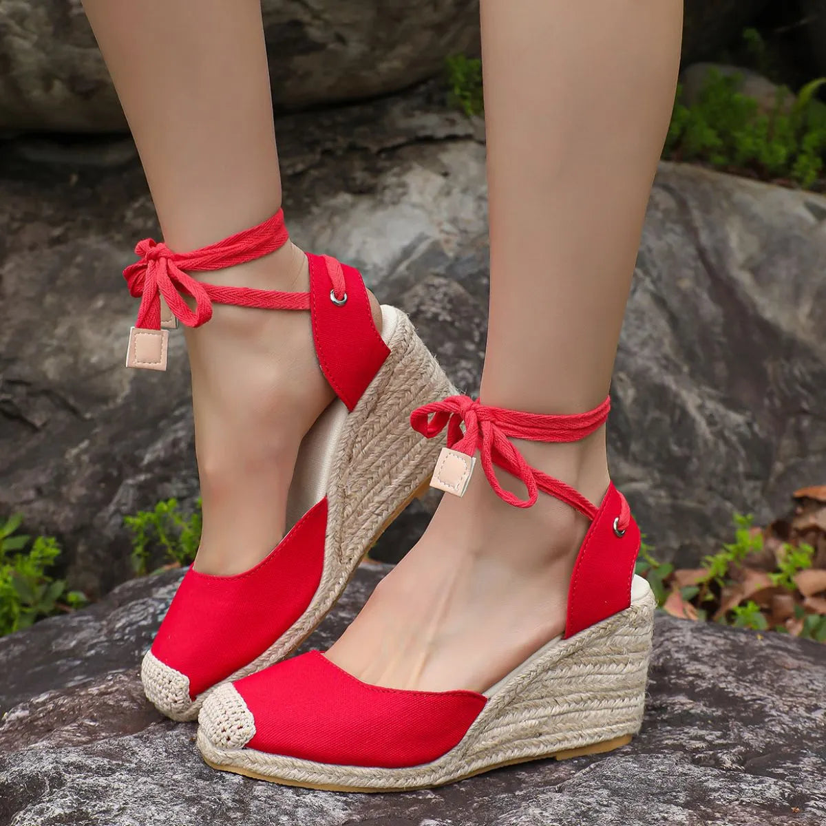 Square Toe Block Heels Pumps