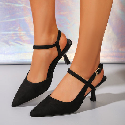 Point Toe Slingback Pumps