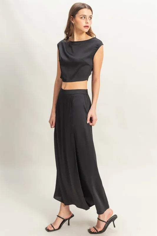 HYFVE Sleeveless Top and Maxi Skirt Set