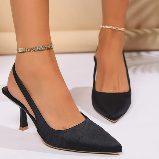 Point Toe Stiletto Pumps