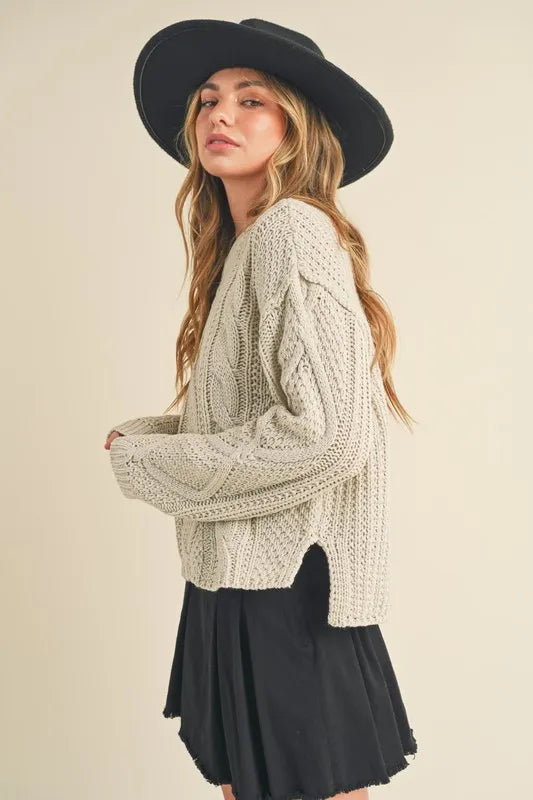 Aemi+Co Pleated Denim Mini Skirt