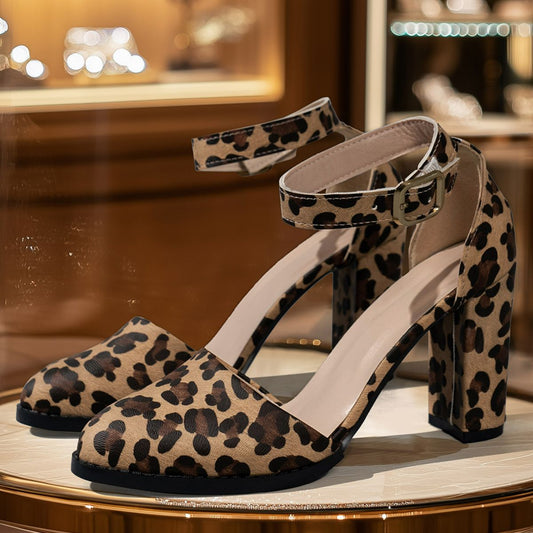 Point Toe Block Heels Pumps