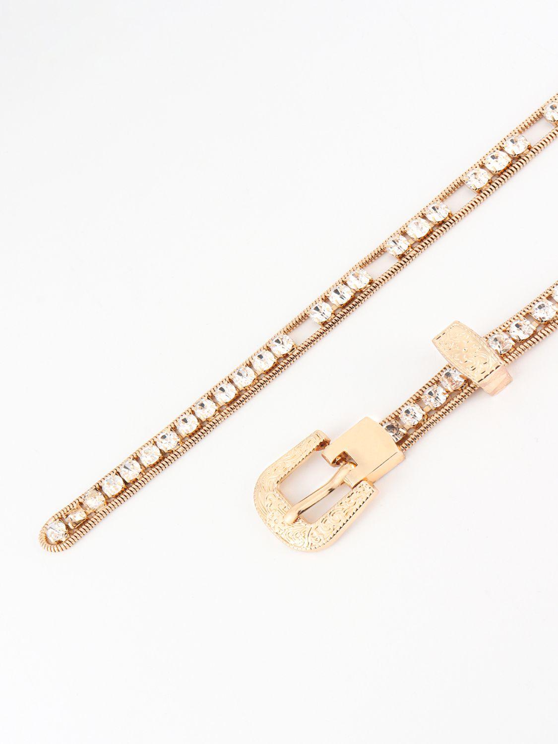 Rhinestone Metal Belt