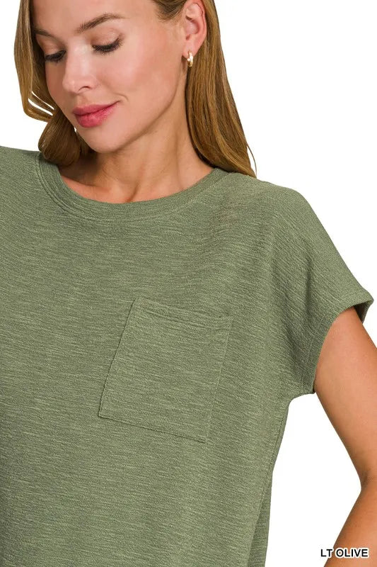 Zenana Round Neck Short Sleeve T-Shirt