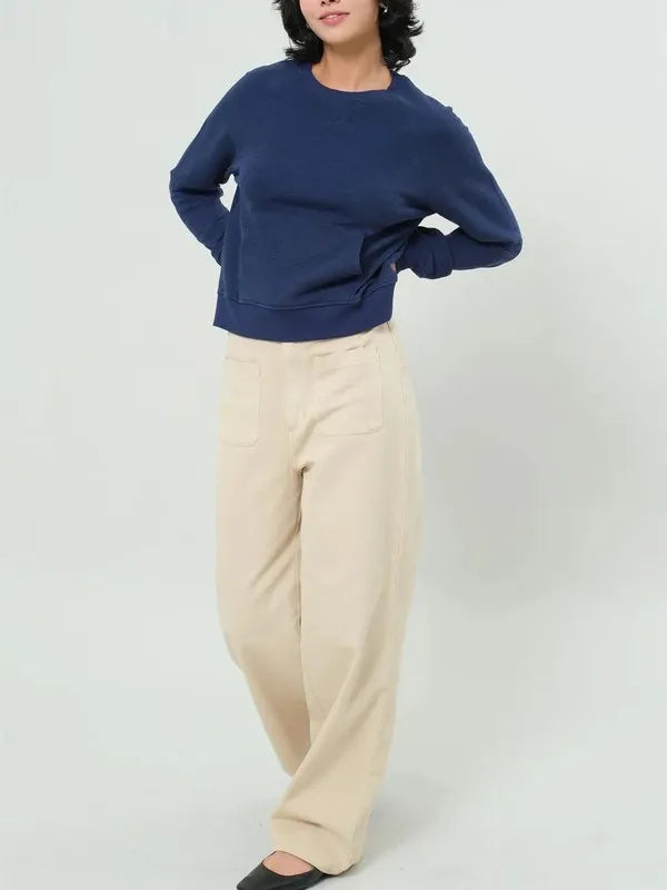 HYFVE Raglan Sleeve Pocket Sweatshirt