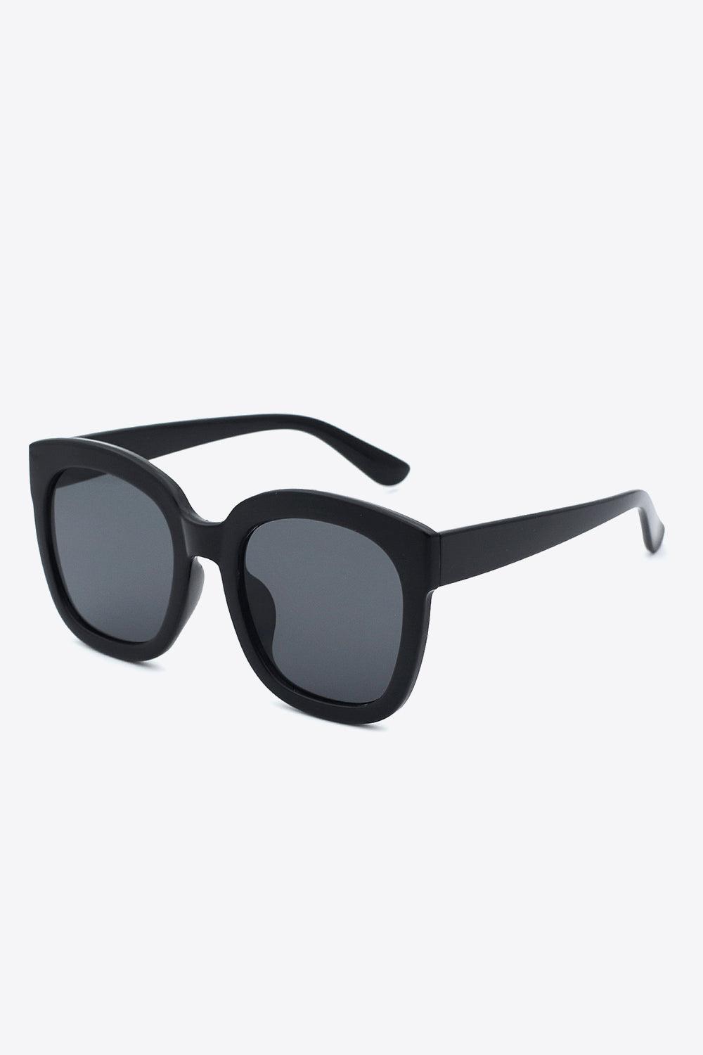 Polycarbonate Frame Square Sunglasses Black One Size