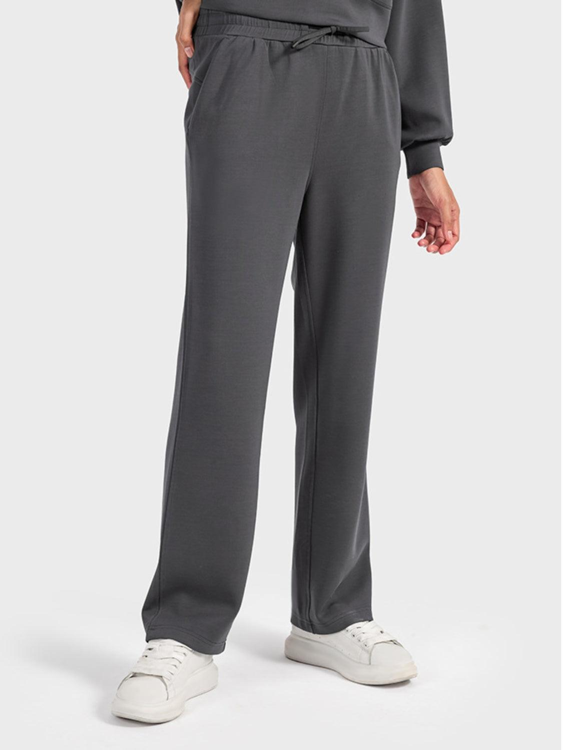 Millennia Drawstring Pocketed Sport Pants Black