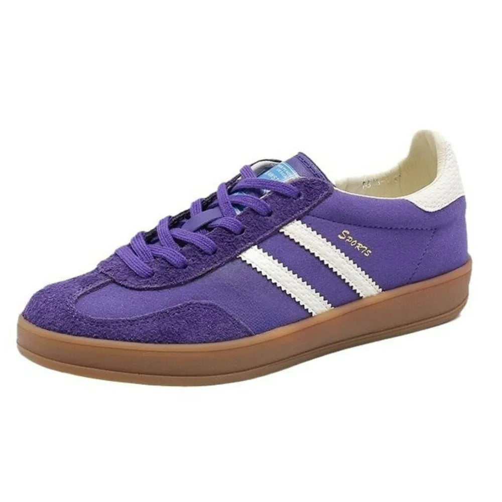 Round Toe Flats Sneakers Light Indigo