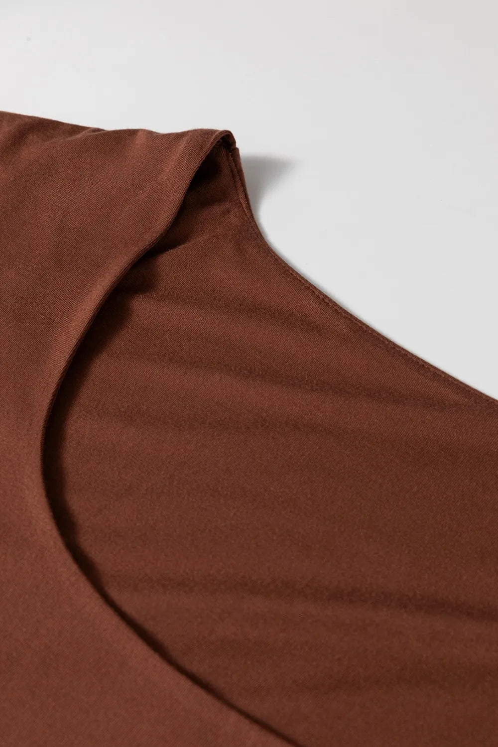 Round Neck Slim Cap Sleeve Top