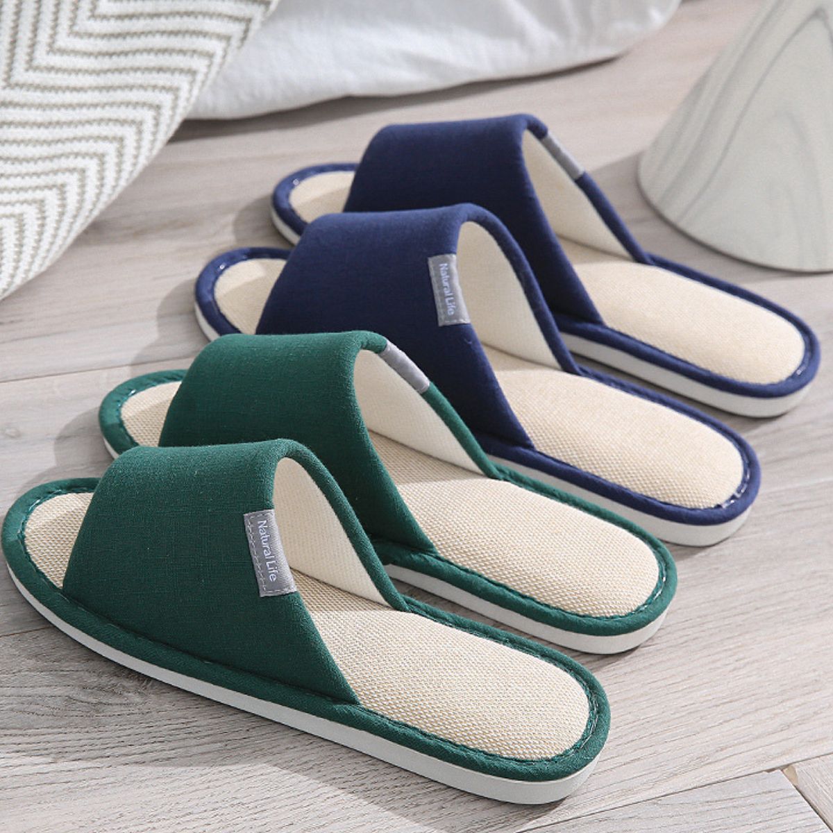 Open Toe Flats Slippers