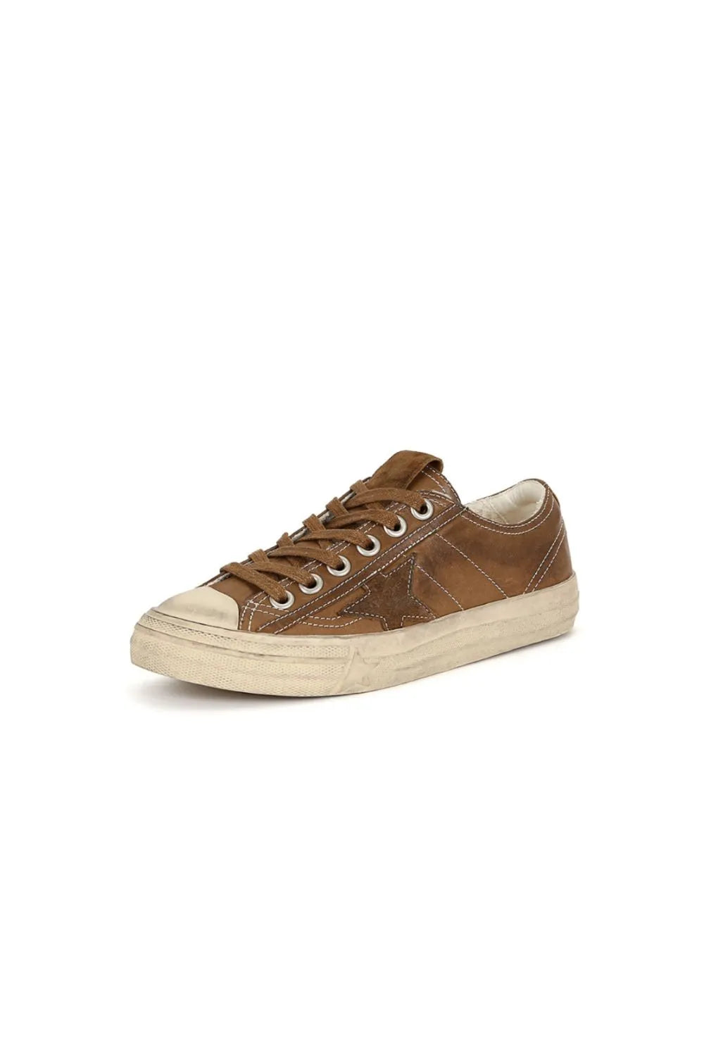 Round Toe Flats Sneakers Brown