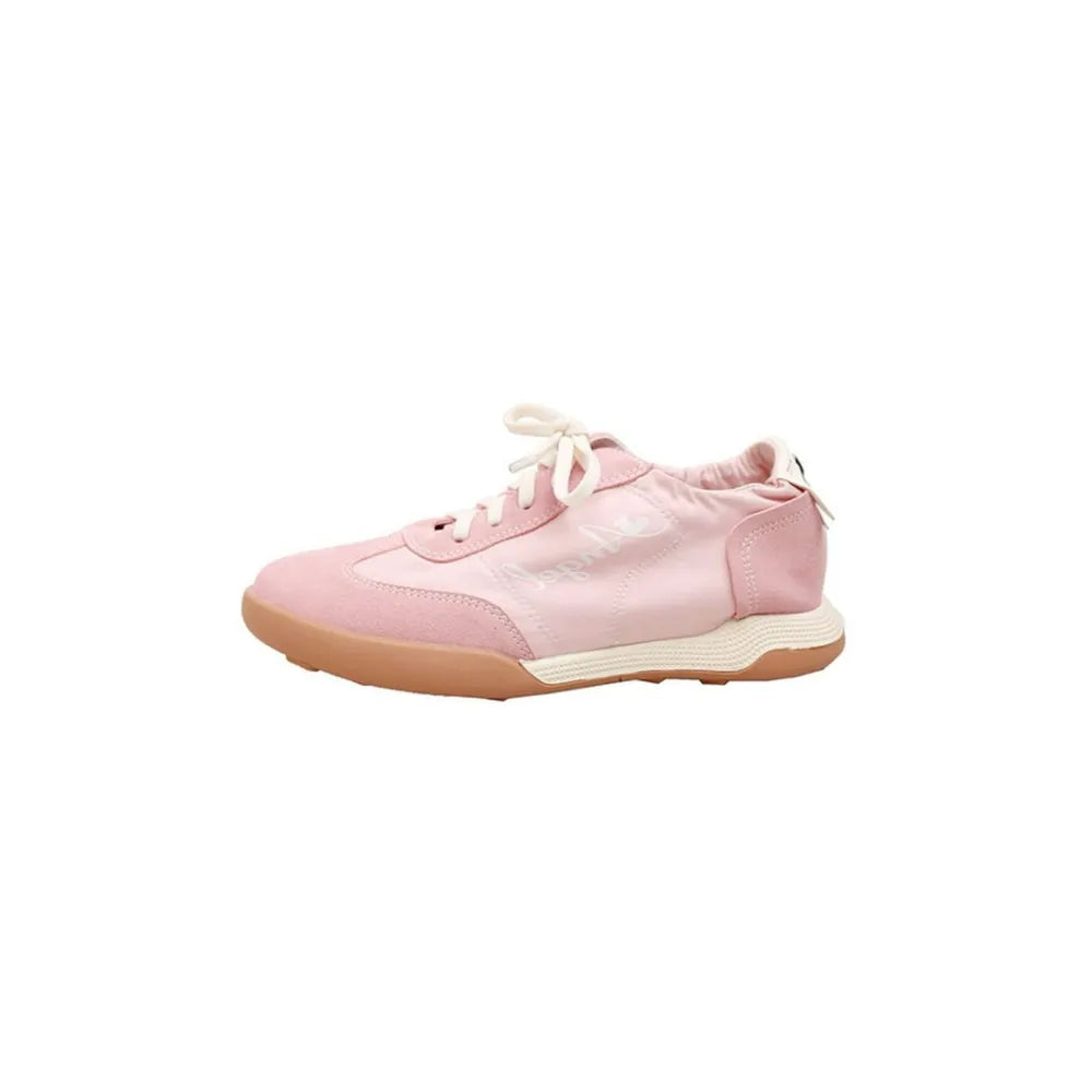 Round Toe Flats Sneakers Pink