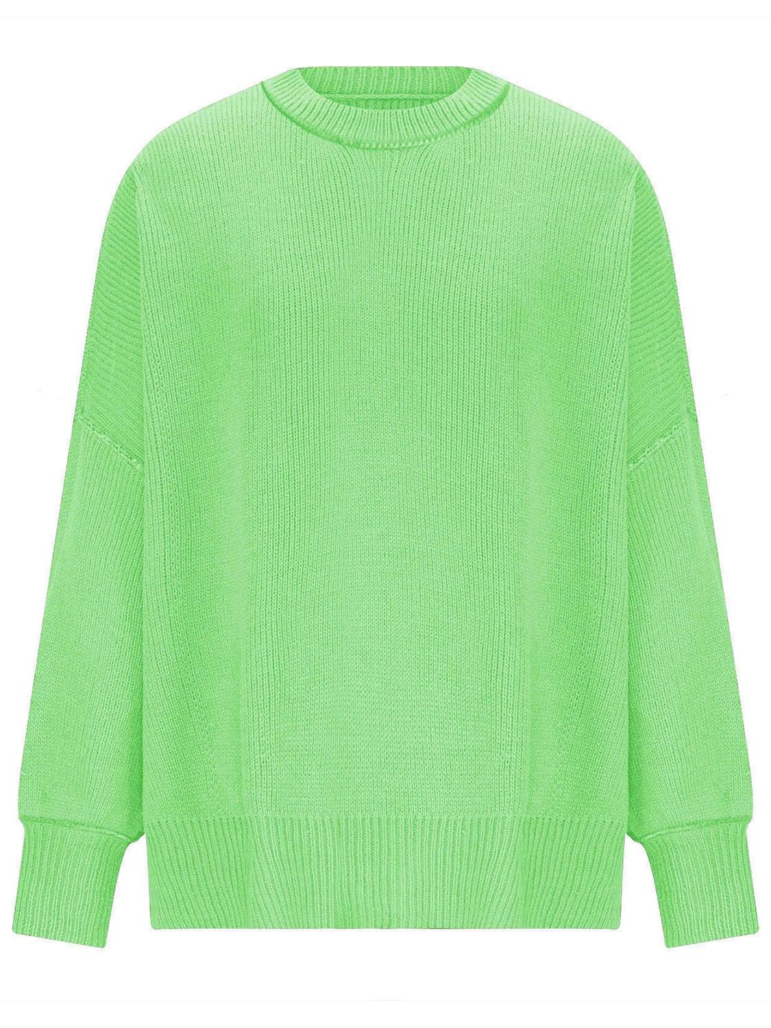 Round Neck Long Sleeve Sweater