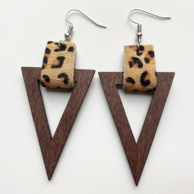 Geometric Drop Earrings Style B One Size