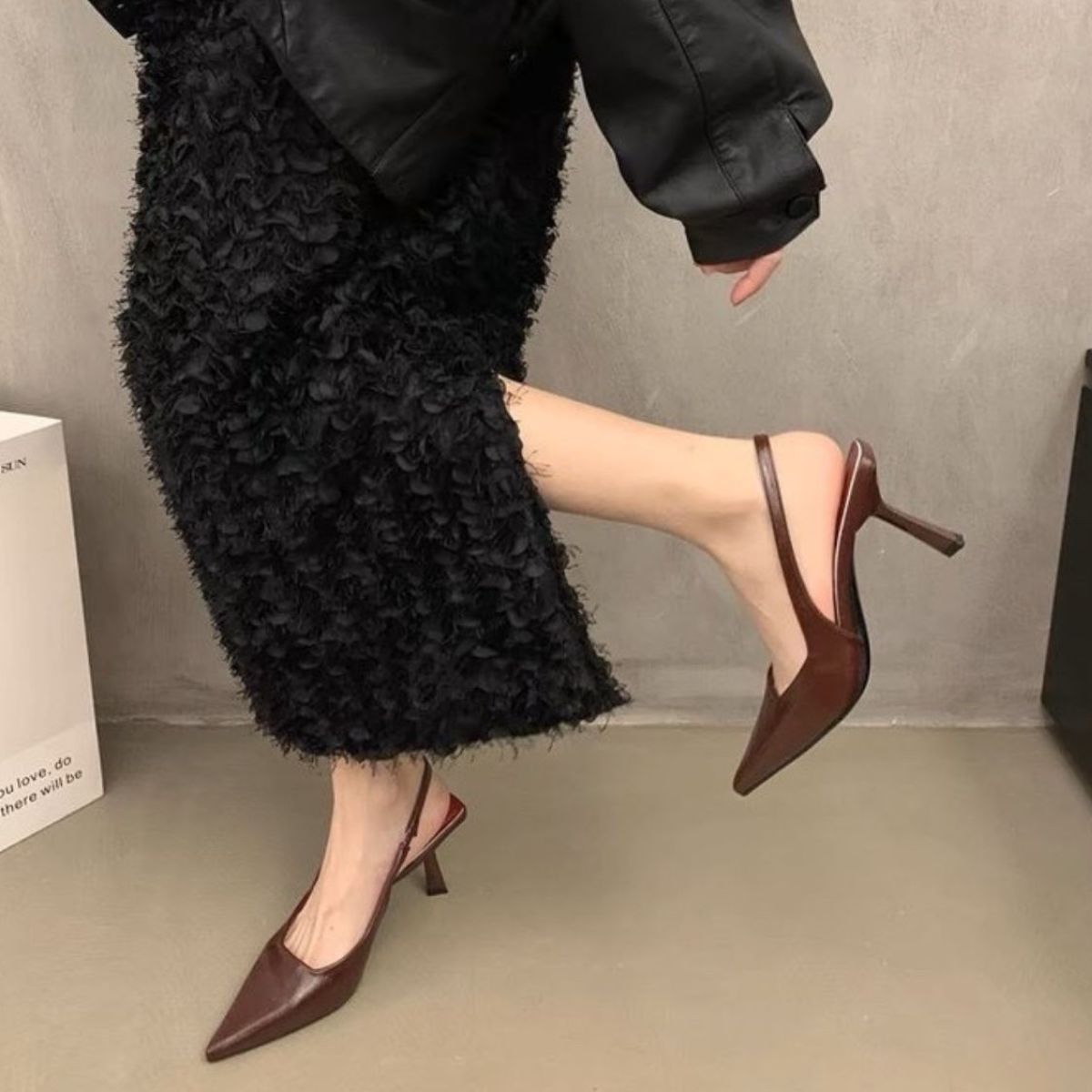 Point Toe Kitten Heels Pumps