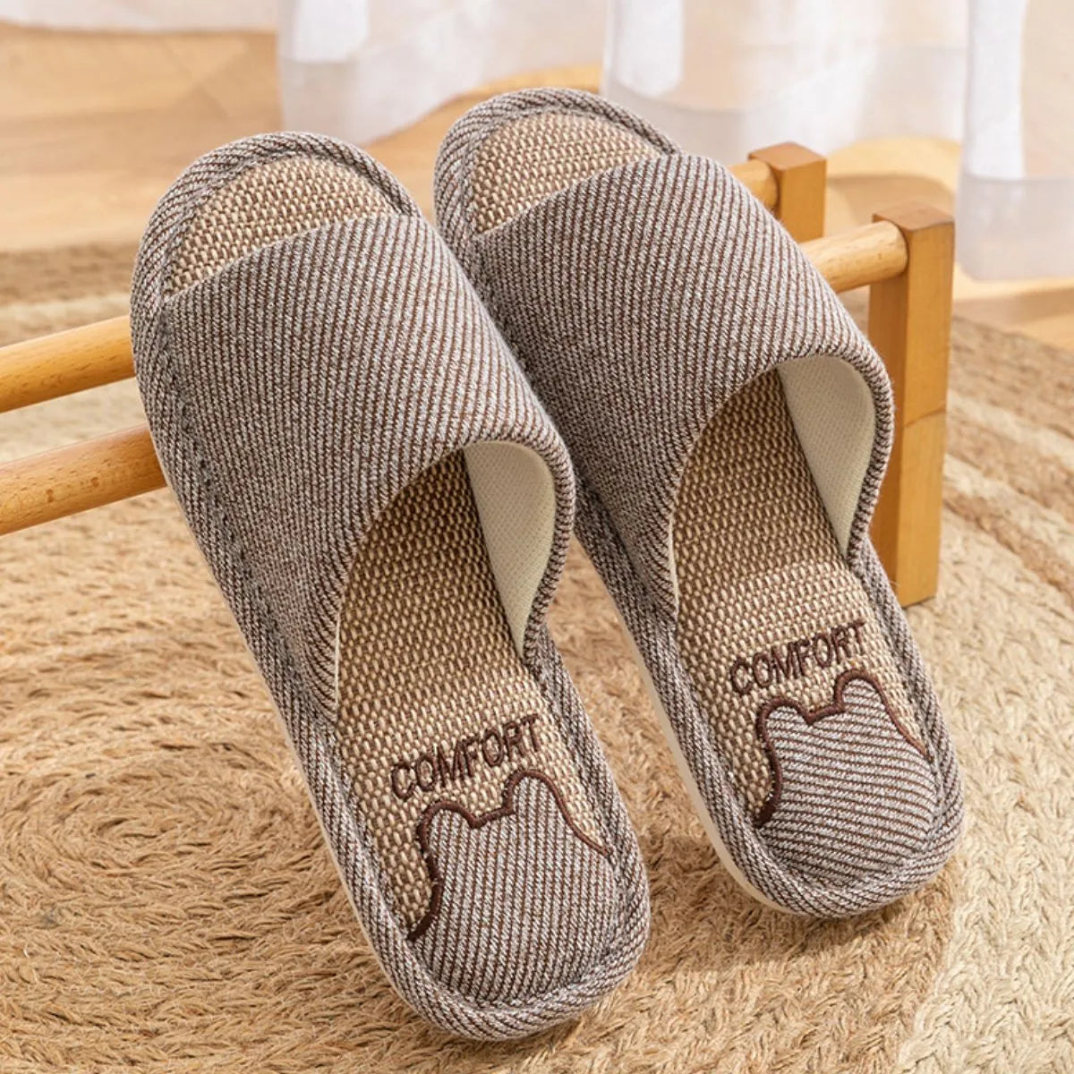 Open Toe Flats Slippers
