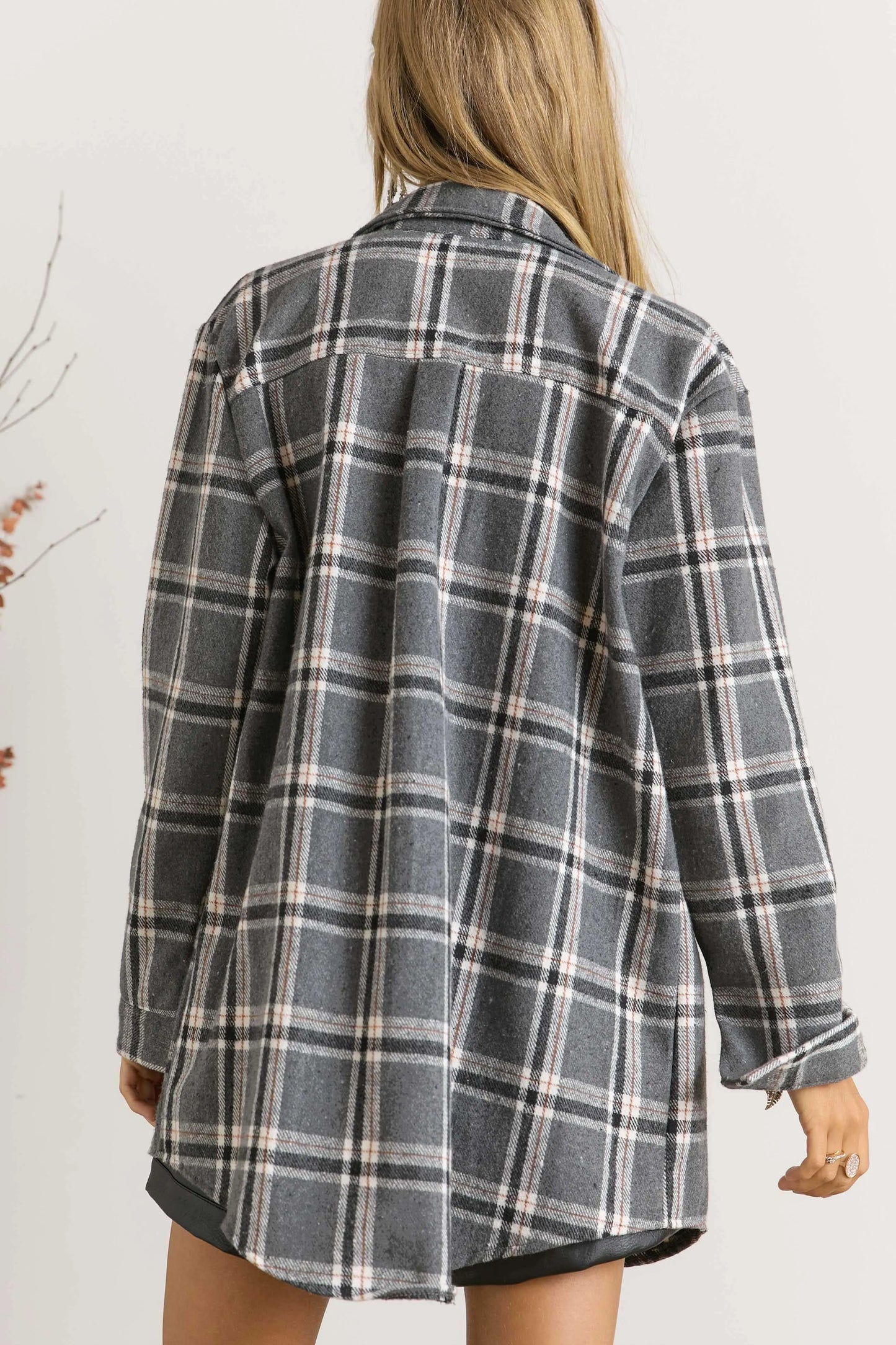 ADORA Button Down Flannel Shirt