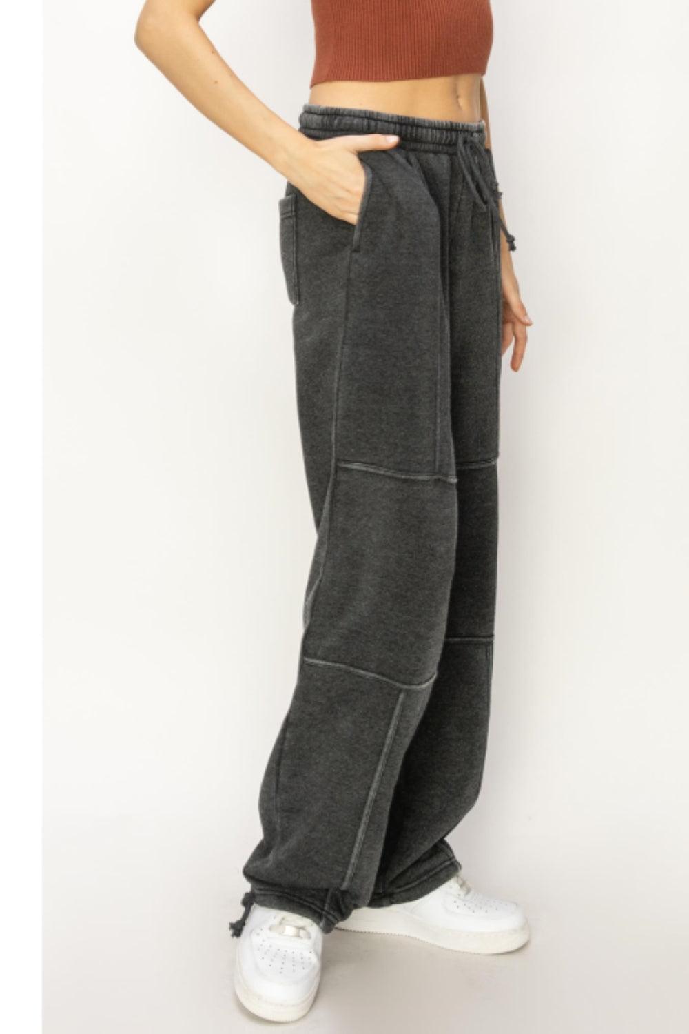 HYFVE Stitched Design Drawstring Sweatpants for Ultimate Comfort