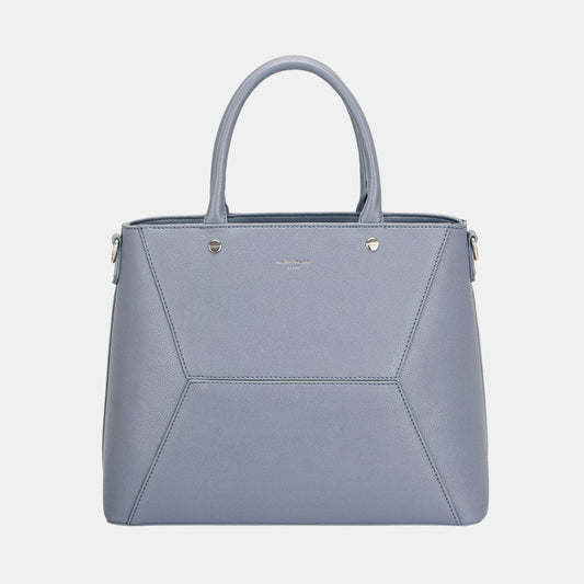 David Jones PU Leather Handbag Navy One Size