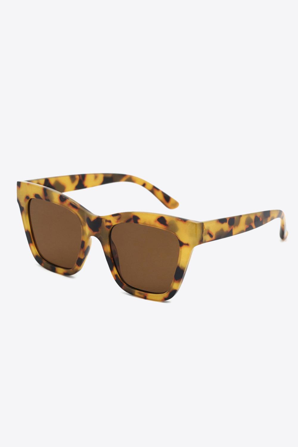 Acetate Lens UV400 Sunglasses Mustard One Size