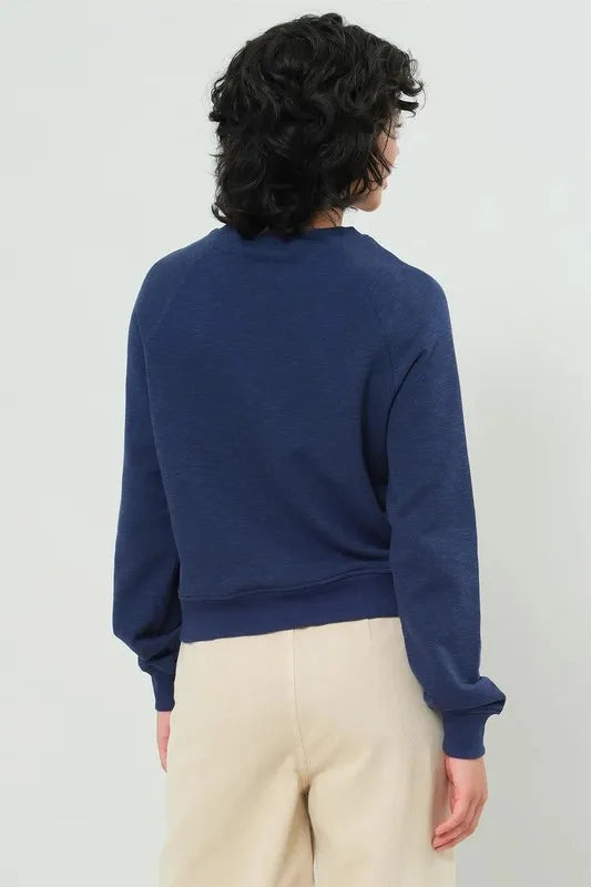 HYFVE Raglan Sleeve Pocket Sweatshirt