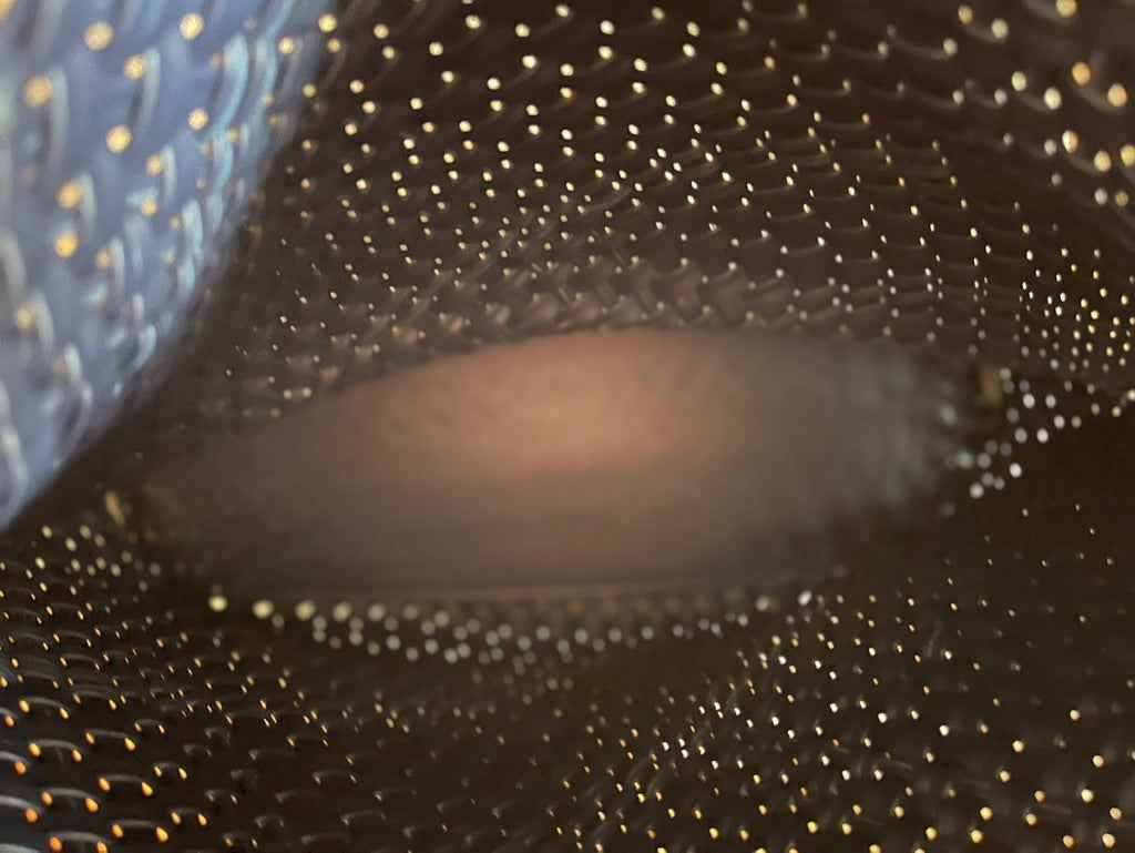 The Willow | Large Woven Vegan Leather Tote - Navy